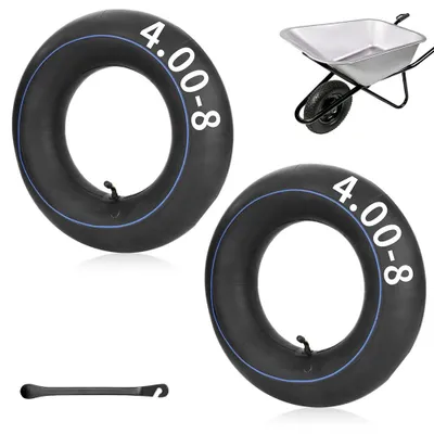 Imagen del producto de 4.80/4.00-8: Neumático, neumático para carretillas con cámara de aire, neumático de repuesto para ruedas de carretilla