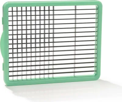 Produktbild von Genius Nicer Dicer Chef Messereinsatz 2 in 1, Gemüseschneider Zubehör, Gemüse Obst Salat in Würfel Stiften Streifen schneiden, G-NOX-Qualität