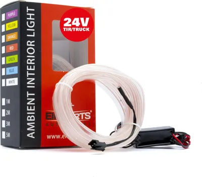 Obrázek produktu pro LED osvětlení interiéru automobilu, 24 V, bílé, 5 metrů