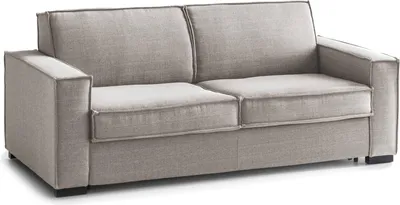 Produktbild von Schlafsofa Daabbo, Großes 2-Sitzer-Sofa, 100%  Italy, Wohnzimmersofa mit drehbarer–ffnung, aus gepolstertem Stoff, mit Standard-Armlehnen, Cm 200x95h90, Turteltaube