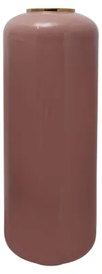 Produktbild von Art Deco Standvase aus Eisen in Rosé-Gold