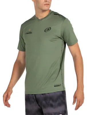 Image de T-shirt Bullpadel Perico Padel, couleur kaki, pour hommes