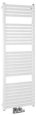 Produktbild von Aqualine Handtuchheizkörper - Heizkörper Tondi 450x1330 mm, Mittelanschluss, weiß DT470T