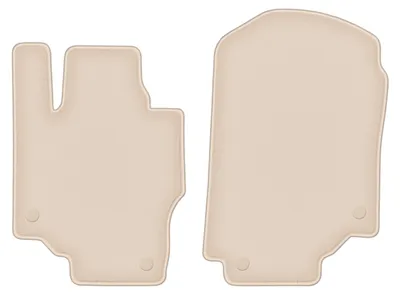 Produktbild von DURBAN Beige Velours-Fußmatten vorne für Mercedes GLE C167 SUV Coupé (2019-)