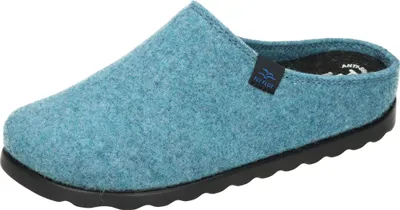 Produktbild von Fly Flot Damen Pantoffel Filz weiche Innensohle 320132, Größe:38 EU, Farbe:Blau