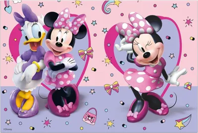 Produktbild von Procos 93833 Disney Minnie Junior Plastic Tablecloth (180x120 cm), pink
