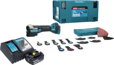 Obrázok produktu pre Akumulátorové multifunkčné náradie DTM52T1JX2 | 18 V,1x 5,0 Ah Li-Ion akumulátor, vo veľkosti 3 Makpac, vrátane príslušenstva