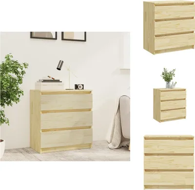 Obrázek produktu pro vidaXL Noční stolek 60x36x64 cm masiv borovice - Noční stolky