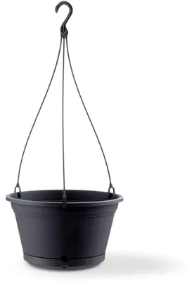 Image de Nohel Garden Pot de fleurs suspendu AIR avec soucoupe en plastique 6l d29cm