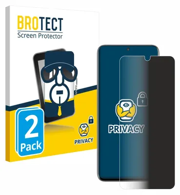 Produktbild von 2x BROTECT Sichtschutzfolie für Samsung Galaxy S20 Anti-Spy Privacy Sichtschutz Blickschutz Folie Blaulicht-Schutz