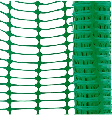 Produktbild von Fangzaun grün 12,5 kg Absperrnetz Bauzaun Rolle Kunststoff 50x1 m