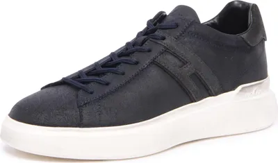 Produktbild von 9533AT Sneaker uomo HOGAN H580 Mann Vintage-Effekt Schuhe blau
