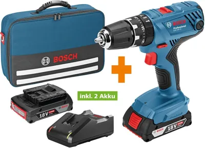 Produktbild von Bosch Professional Akku-Schlagbohrschrauber GSB 18V-21 2 Ah inkl. 2x Akku