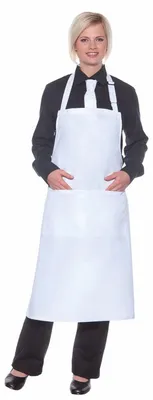 Produktbild von Karlowsky - Latzschürze "Basic" FK1881 (Einheitsgröße) (Weiß)