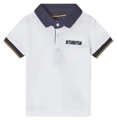 Productafbeelding van Polo Shirt voor Babyjongen - Korte Mouwen - Wit