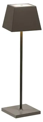 Produktbild von Tragbare und wiederaufladbare IP54 taubengraue Siesta LED-Tischlampe