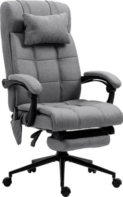 Produktbild von Bürostuhl mit Massagefunktion, ergonomisch, 66x76x112-120cm, Grau