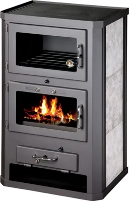 Produktbild von EEK A Kaminofen mit Backfach Victoria Grande F – 12kW BimSchV Stufe 2