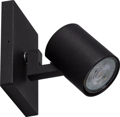 Produktbild von Aufbau-Strahler Schwenkbar aus Aluminium Gylu für Glühbirne GU10 Schwarz