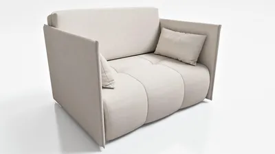 Produktbild von Wohnero24 Nessi 2 Schlafsofa 112x195 cm mit Schlaffunktion & Bettkasten – Sofa Creme