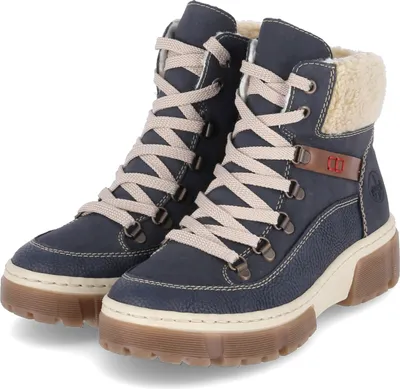 Produktbild von Damen-Stiefeletten Rieker X8638-14 blau 37