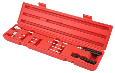 Produktbild von 10-teiliges Carburateur-Einstellwerkzeugset - 485 mm Einstellhebel - 7 Wechsel-Schrauben