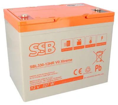 Obrázok produktu pre SSB Batéria SBL330-12HR V0, vysoko výkonná AGM olovnatá batéria, 12V, 75Ah