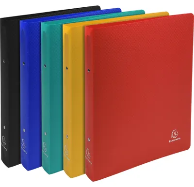 Produktbild von Exacompta 20x Ringbuch PP 700µ 2Ring Rücken 40mm A4 Überbreite sortiert 54280E