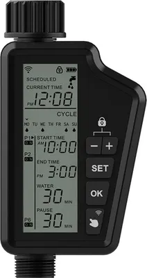 Image de Contrôleur d'irrigation Wi-Fi Avatto Swt60-Eu Lcd