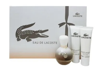 Produktbild von Lacoste Eau de Lacoste Eau de Parfum Geschenkset Inhalt: 50 ml Eau de Parfum + 50 ml Bodylotion + 50 ml Showergel