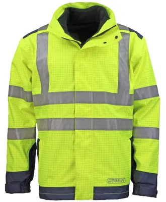 Produktbild von ASATEX Wetter-, Flamm- und Warnschutzjacke Größe L - 3850G/L
