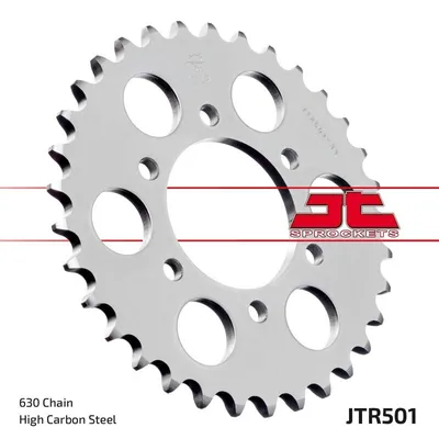 Produktbild von JTSPROCKETS Kettenrad JTR501.38 Hinten Kohlenstoffstahl