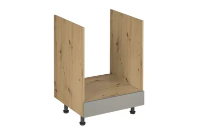 Produktbild von Herdumbauschrank 60 cm Küchenschrank küchenmöbel, Langen D60ZK Beige/Matt
