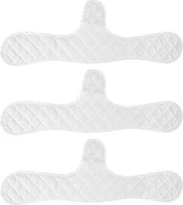 Produktbild von 3 Stück BH-Einlagen, wiederverwendbar, waschbar, Schweißabsorber-Pads unter der Brust, für Damen, geruchshemmend, Baumwolle, Brustpolster, feuchtigkeitsableitendes Brust-Einsatzfutter