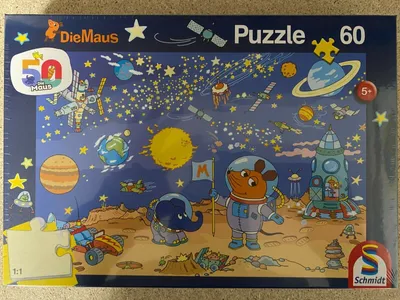 Produktbild von Puzzle - Die Maus - im Weltall - 60 Teile | ab 5+ | NEU