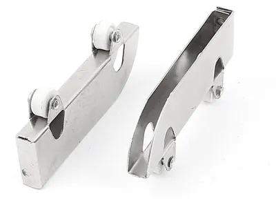 Produktbild von 5stk. 5mm Doppelte Keramik R?der Edelstahl Schiebe fš¹r Glas Tš¹r Roller Rad