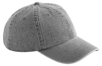 Produktbild von Denim Kappe mit unstrukturierter Krone und vorgekrümmter Spitze im Vintage-Stil