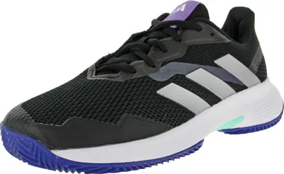 Produktbild von Adidas WIP CourtJam Control W Clay in CBLACK/SILVMT/PULMIN color size 38