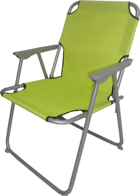 Produktbild von Linder Exclusiv Klappstuhl Oxford PO2600LG Lime Green – Campingstuhl & Angelstuhl, bis 100 kg, Faltbar Stuhl, Gartenstuhl