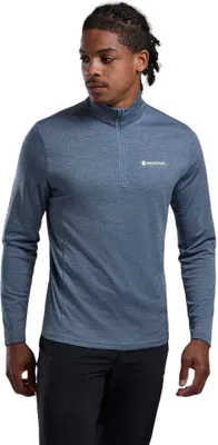 Immagine prodotto di Montane Dart Maglietta mezza zip manica lunga Blu XL Uomo Blu XL