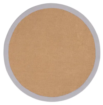 Produktbild von Sisal Teppich rund Ø 60 cm Hellgrau