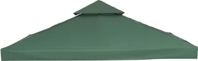 Produktbild von Outsunny wymienny dach pawilonu do metalowego pawilonu pawilon ogrodowy namiot imprezowy namiot ogrodowy poliester 3x3m zielony