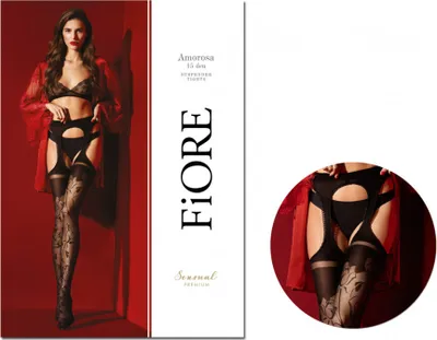 Produktbild von Amorosa - Strapsstrumpfhose - 30 Denier