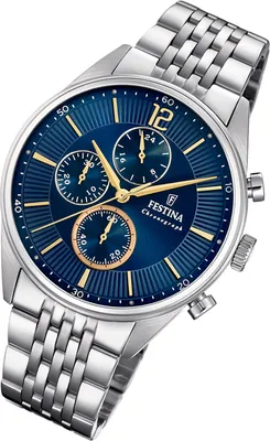 Produktbild von Festina Herren Uhr Chronograph F20285/3 Edelstahl Armbanduhr silber UF20285/3