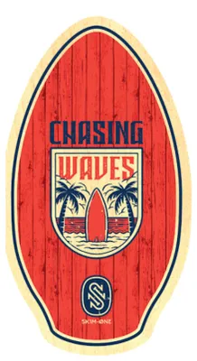 Immagine prodotto di Skimboard SkimOne 35 pollici (90 cm) in legno "Chasing Waves"