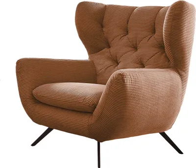 Produktbild von KAWOLA Sessel CHARME Hochlehnsessel Cord rost