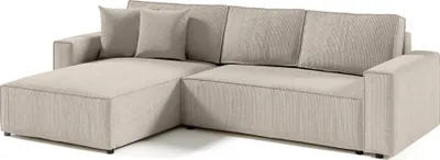 Produktbild von Ecksofa Eckcouch mit Schlaffunktion Sekwana L Form Bettkästen Couch Sofagarnitur Links