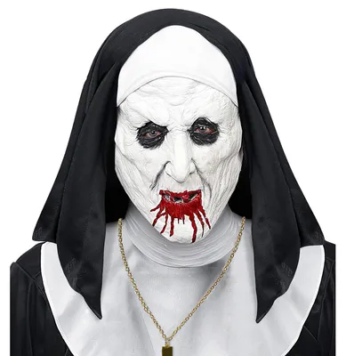 Image de Omgoods - Masque de moine effrayant pour Halloween