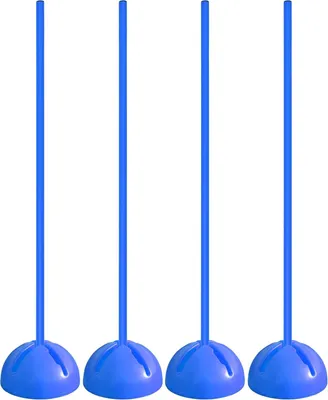 Produktbild von Standfuß und Slalomstange aus Kunststoff, 100 cm, 4-teilig, für Koordinationstraining