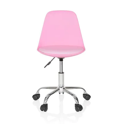 Obrázok produktu pre hjh OFFICE detská otočná stolička FANCY II stolová stolička pre deti výškovo nastaviteľná bez podrúčok Imitácia kože
